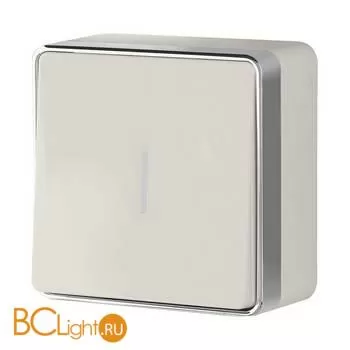 Выключатель одноклавишный с подсветкой (слоновая кость) Werkel Gallant W5010103 a051542