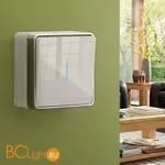 Выключатель одноклавишный с подсветкой (слоновая кость) Werkel Gallant W5010103 a051542 - Фото 0