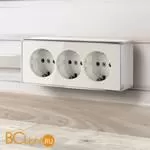 Розетка тройная с заземлением и шторками (слоновая кость) Werkel Gallant W5073103 a051554 - Фото 0