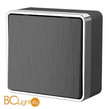 Выключатель одноклавишный (графит рифленый) Werkel Gallant W5010004 a051341