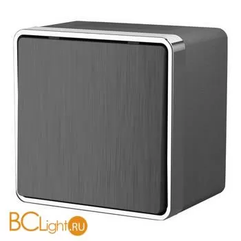 Выключатель одноклавишный влагозащищенный (графит рифленый) Werkel Gallant W5010204 a051345