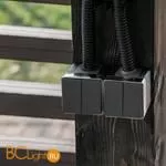 Выключатель двухклавишный влагозащищенный (графит рифленый) Werkel Gallant W5020204 a051336 - Фото 0