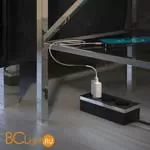 Удлинитель 3-х местный 3 м (черный/хром) Werkel Gallant W6523635 a048487 - Фото 0