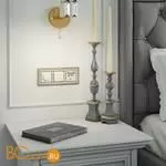 Рамка на 3 поста (золото/белый) Werkel Palacio Gracia W0031429 a051322 - Фото 1