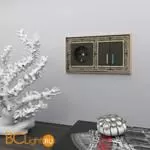 Рамка на 2 поста (золото/черный) Werkel Palacio Gracia W0021430 a051321 - Фото 0