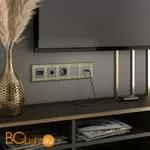 Рамка на 5 постов (золото/черный) Werkel Palacio Gracia W0051430 a051323 - Фото 0