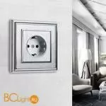 Рамка на 1 пост (хром/белый) Werkel Palacio Gracia W0011431 a051324 - Фото 1