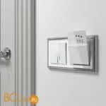 Рамка на 2 поста (хром/белый) Werkel Palacio Gracia W0021431 a051332 - Фото 0