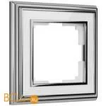 Рамка на 1 пост (хром/белый) Werkel Palacio W0011331 a051210