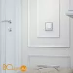 Рамка на 1 пост (хром/белый) Werkel Palacio W0011331 a051210 - Фото 0