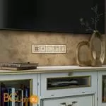 Рамка на 5 постов (золото/белый) Werkel Palacio W0051329 a051204 - Фото 0