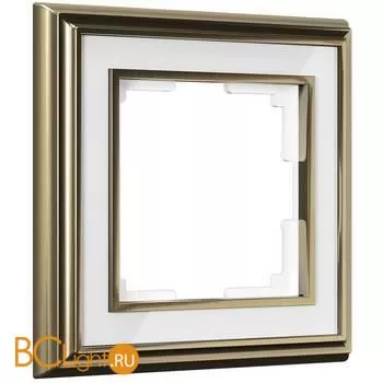 Рамка на 1 пост (бронза/белый) Werkel Palacio W0011327 a051197