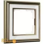 Рамка на 1 пост (бронза/белый) Werkel Palacio W0011327 a051197