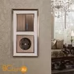 Рамка на 2 поста (бронза/белый) Werkel Palacio W0021327 a051206 - Фото 1