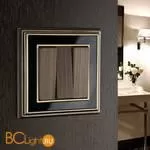 Рамка на 1 пост (бронза/черный) Werkel Palacio W0011328 a051220 - Фото 1