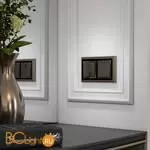 Рамка на 2 поста (бронза/черный) Werkel Palacio W0021328 a051198 - Фото 0