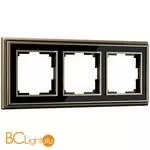 Рамка на 3 поста (бронза/черный) Werkel Palacio W0031328 a051201