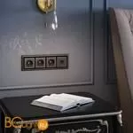 Рамка на 4 поста (бронза/черный) Werkel Palacio W0041328 a051213 - Фото 0