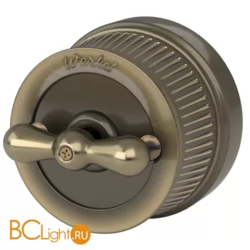 Выключатель на 4 положения двухклавишный (Бронзовый) Werkel Retro W5720012