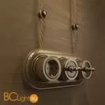 Выключатель на 4 положения двухклавишный (Бронзовый) Werkel Retro W5720012 - Фото 7