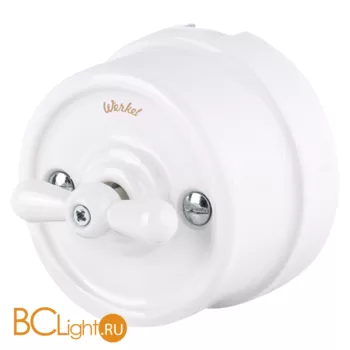 Выключатель на 4 положения двухклавишный (белый) Werkel Retro W5620001 a051310