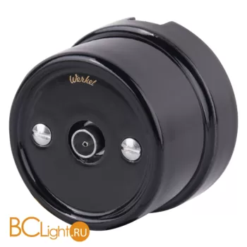 ТВ розетка (черный) Werkel Retro W5683008 a051449