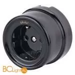 Розетка с заземлением (черный) Werkel Retro W5671008 a051453