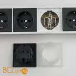 Розеточный блок 4-х местный + 3 USB (белый/черный) Werkel Gallant W6514939 a051461 - Фото 4