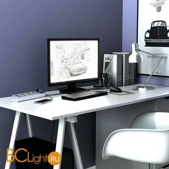 Розеточный блок 4-х местный + 3 USB (серебряный/серебряный рифленый) Werkel Gallant W6514945 a051458 - Фото 1