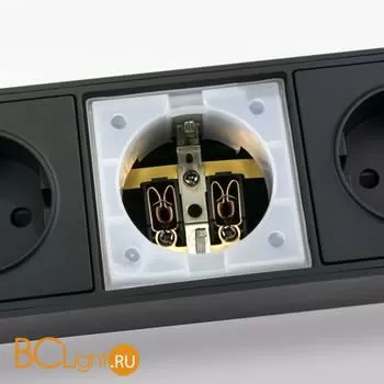 Розеточный блок 4-х местный + 3 USB (черный) Werkel Gallant W6514908 a051459 - Фото 7