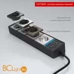 Розеточный блок 4-х местный + 3 USB (черный/шампань рифленый) Werkel Gallant W6514944 a051462 - Фото 11