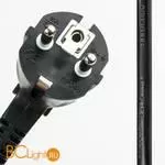 Розеточный блок 4-х местный + 3 USB (черный/шампань рифленый) Werkel Gallant W6514944 a051462 - Фото 15