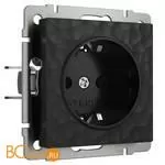 Розетка с заземлением (черный) Werkel W1271008 a052049