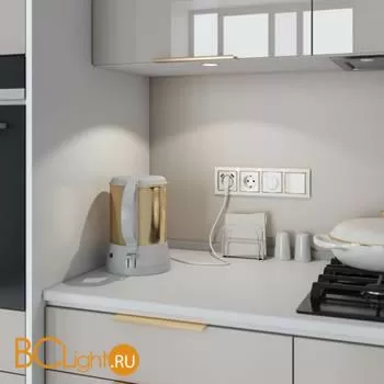 Розетка с заземлением, шторками и USBх2 (белая) Werkel W1171501 a051141 - Фото 1