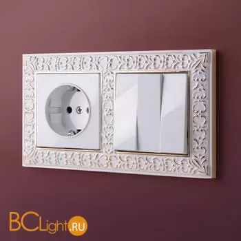 Розетка с заземлением, безвинтовой зажим (белая) Werkel W1171301 a051108 - Фото 6