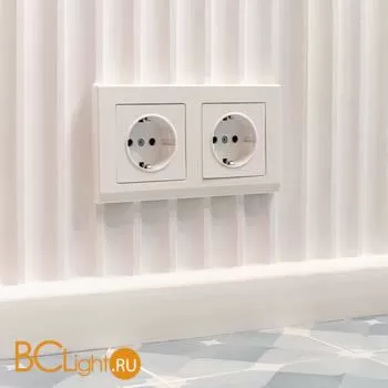 Розетка с заземлением, безвинтовой зажим (белая) Werkel W1171301 a051108 - Фото 16