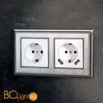 Розетка с заземлением, безвинтовой зажим (белая) Werkel W1171301 a051108 - Фото 8