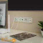 Розетка с заземлением, безвинтовой зажим (слоновая кость) Werkel W1171303 a051478 - Фото 10