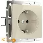 Розетка с заземлением и шторками (слоновая кость) Werkel W1171103 a051480