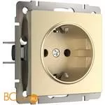 Розетка с заземлением (шампань) Werkel W1171011 a050867