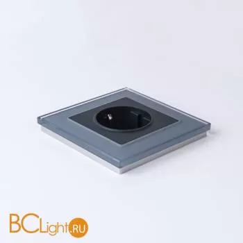 Розетка с заземлением, безвинтовой зажим (черный матовый) Werkel W1171308 a051618 - Фото 9