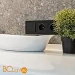 Розетка с заземлением, безвинтовой зажим (черный матовый) Werkel W1171308 a051618 - Фото 17