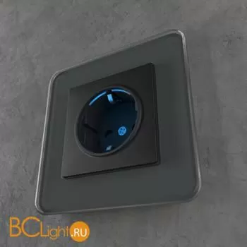 Розетка с подсветкой (черный) Werkel W1171408 a054523 - Фото 2