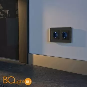 Розетка с подсветкой (черный) Werkel W1171408 a054523 - Фото 4