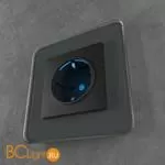 Розетка с подсветкой (черный) Werkel W1171408 a054523 - Фото 2