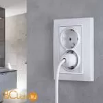 Рамка для двойной розетки (белый, basic) Werkel Snabb Basic W0082001 a051304 - Фото 0