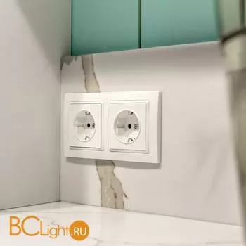 Рамка на 2 поста (белый, basic) Werkel Snabb Basic W0022001 a051305 - Фото 1