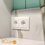 Рамка на 2 поста (белый, basic) Werkel Snabb Basic W0022001 a051305 - Фото 1