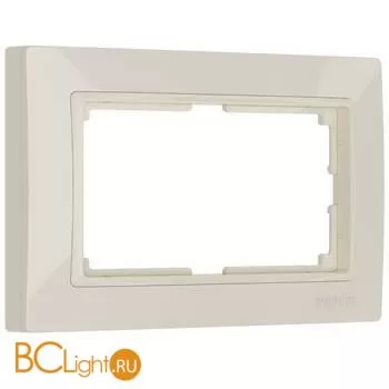 Рамка для двойной розетки (слоновая кость, basic) Werkel Snabb Basic W0082003 a051293