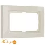 Рамка для двойной розетки (слоновая кость, basic) Werkel Snabb Basic W0082003 a051293